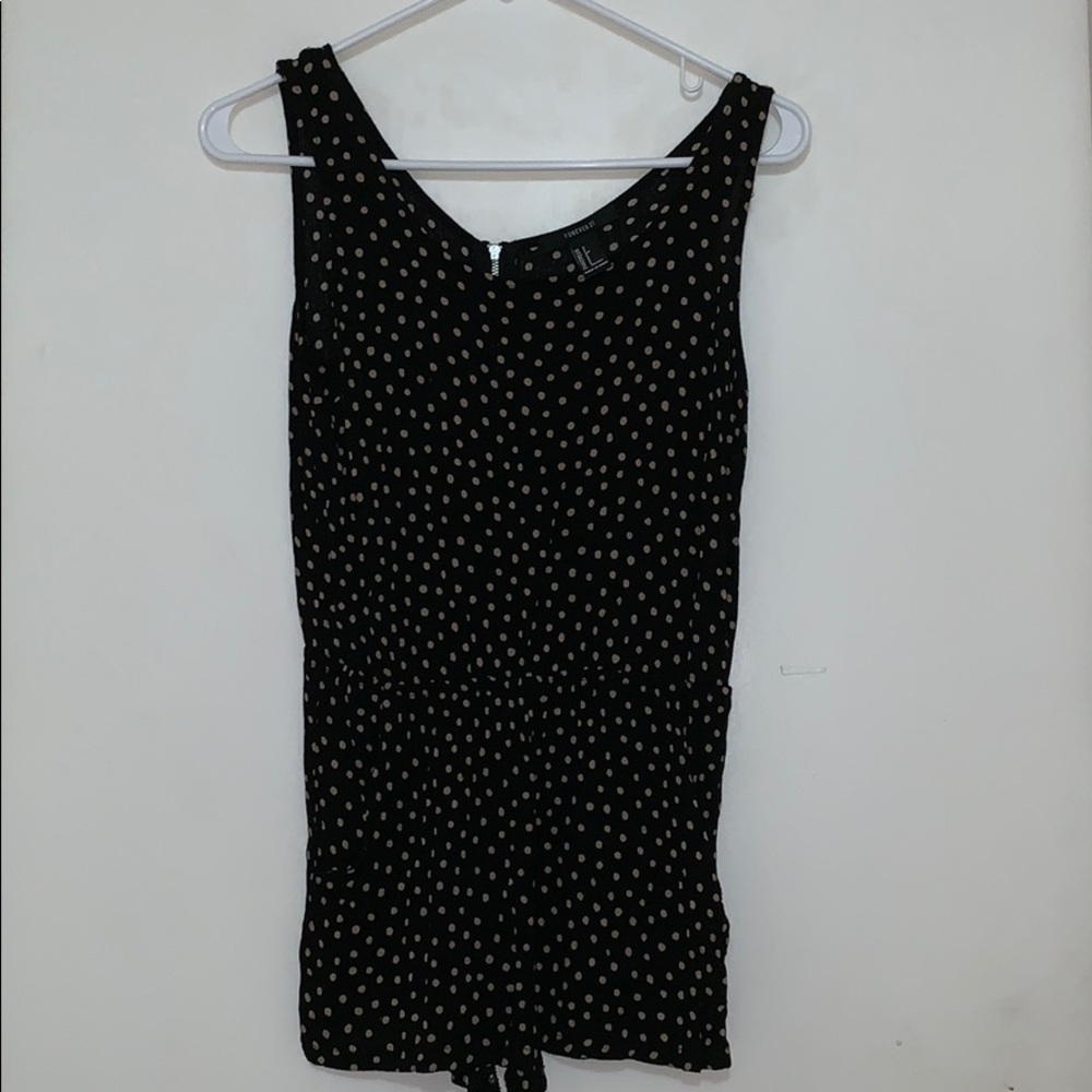 Polka dot romper